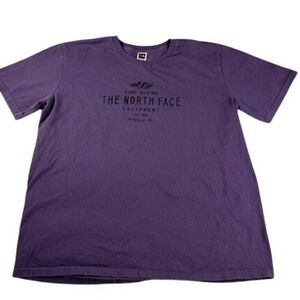 The North Face Mens XL Purple Fine Alpine Equipment Graphic T-Shirt Berkeley‎ CA